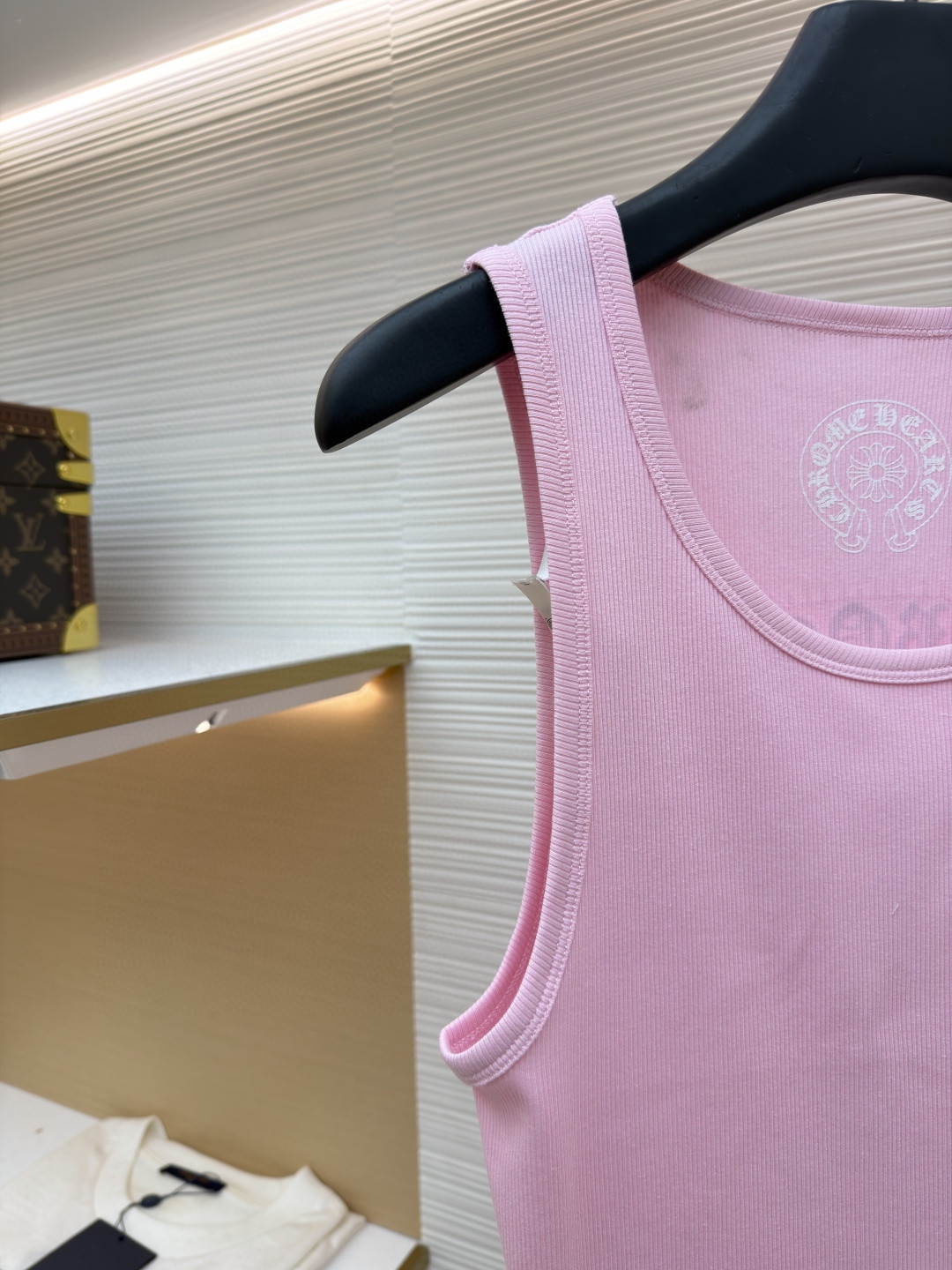 Chrome Hearts 克罗心 马蹄印花背心裙 粉色 A0 