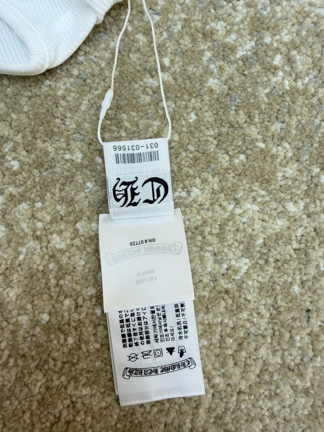 Chrome Hearts 克罗心 手绘漫画女孩梵文背心裙 白色 A0 CH-216512