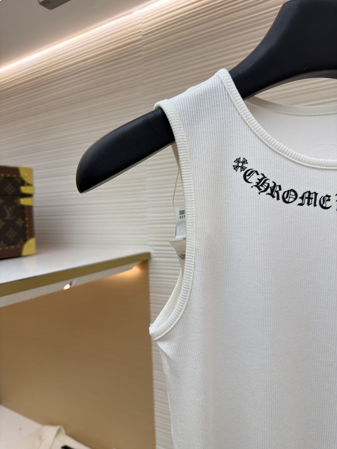 Chrome Hearts 克罗心 手绘漫画女孩梵文背心裙 白色 A0 CH-216512