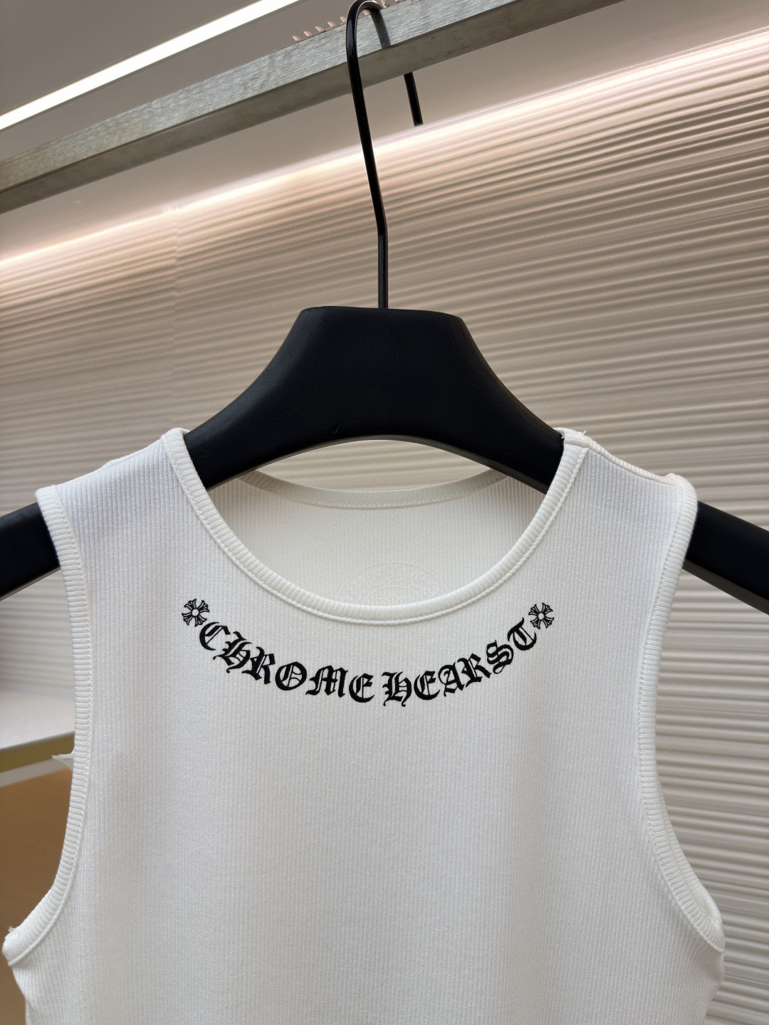 Chrome Hearts 克罗心 手绘漫画女孩梵文背心裙 白色 A0 CH-216512