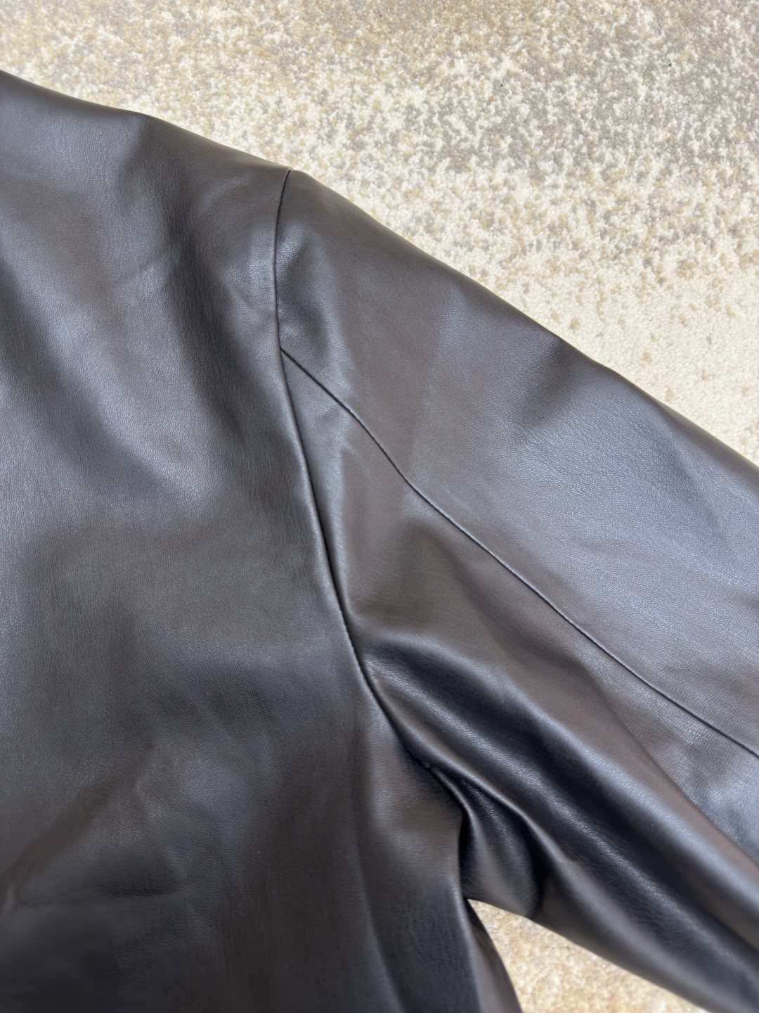 Chrome Hearts 克罗心 十字架银饰皮衣 夹克 外套 长袖 黑色 C0