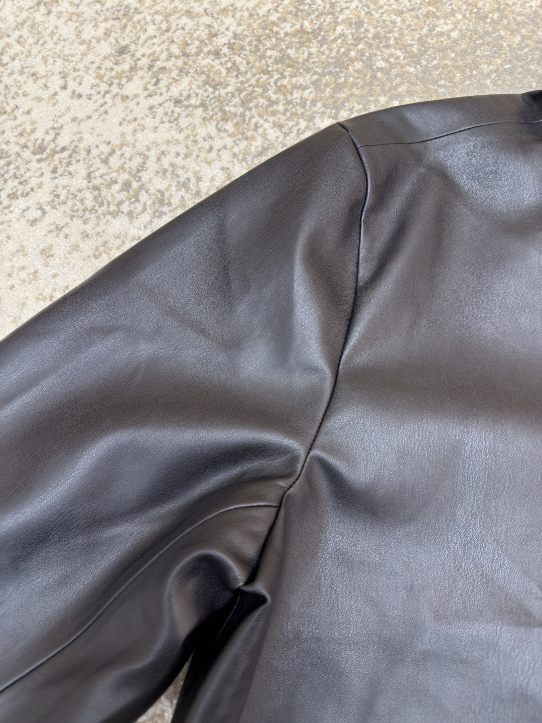 Chrome Hearts 克罗心 十字架银饰皮衣 夹克 外套 长袖 黑色 C0