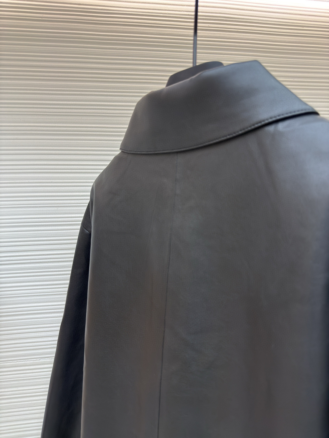 Chrome Hearts 克罗心 十字架银饰皮衣 夹克 外套 长袖 黑色 C0