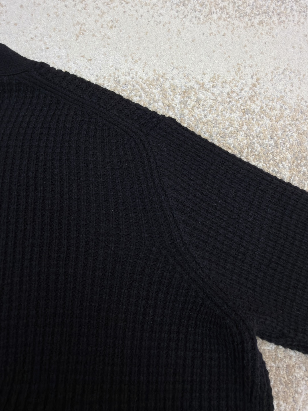 Chrome Hearts 克罗心 华夫格羊绒开衫 针织衫 毛衣 外套 长袖 黑色 B0 CH-20251129