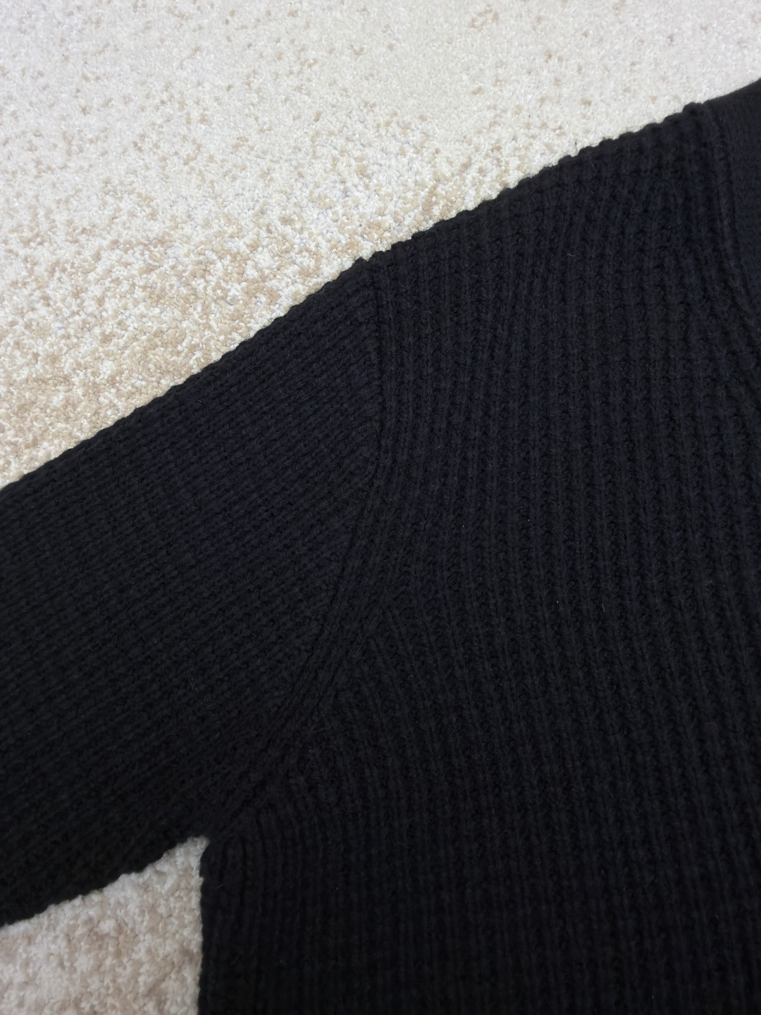 Chrome Hearts 克罗心 华夫格羊绒开衫 针织衫 毛衣 外套 长袖 黑色 B0 CH-20251129