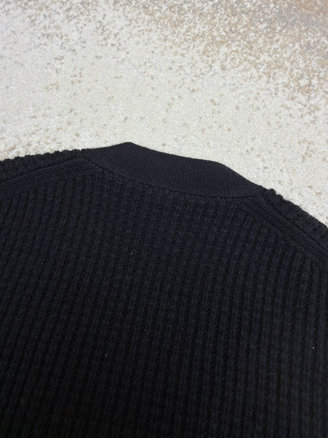 Chrome Hearts 克罗心 华夫格羊绒开衫 针织衫 毛衣 外套 长袖 黑色 B0 CH-20251129