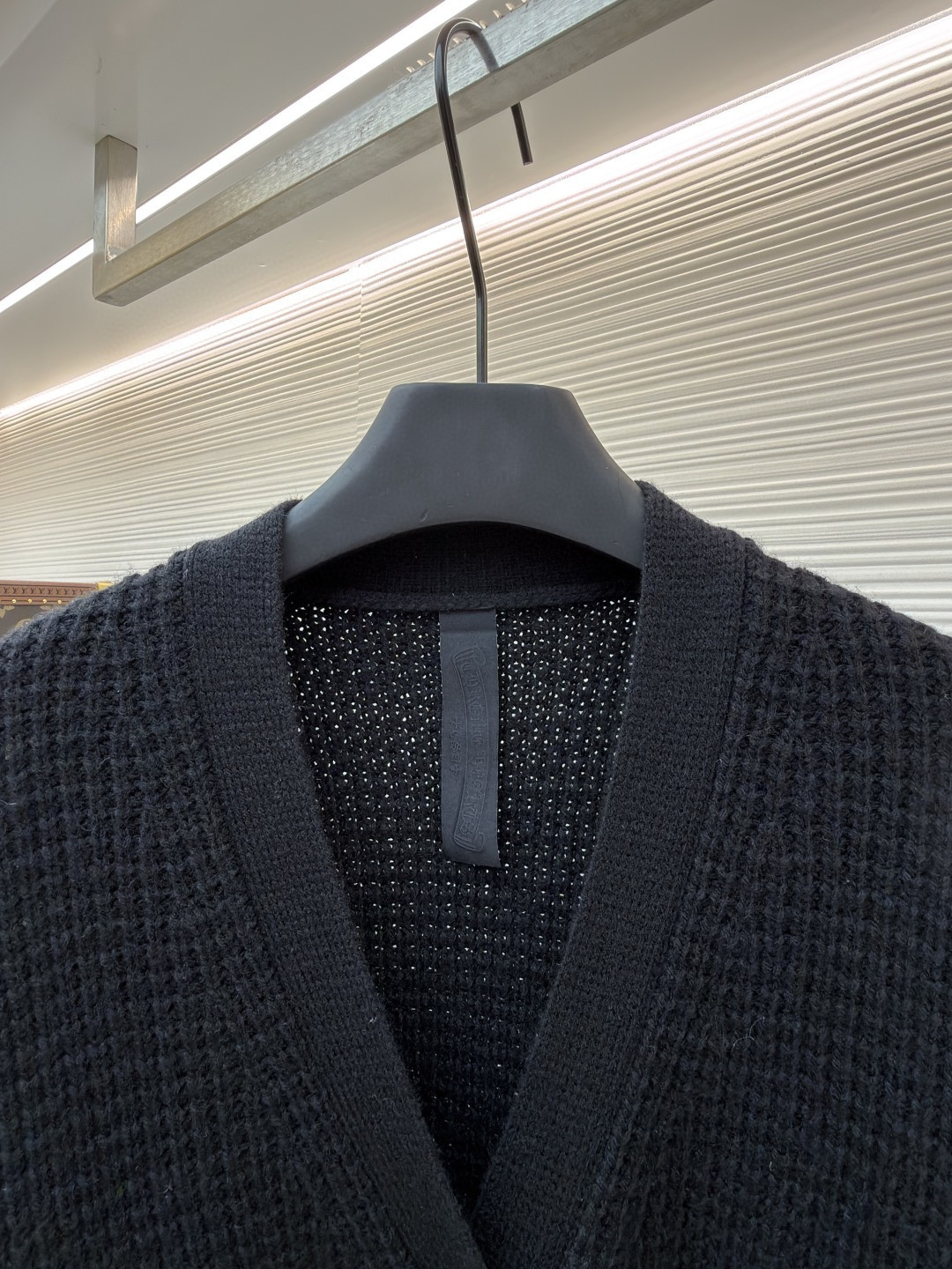 Chrome Hearts 克罗心 华夫格羊绒开衫 针织衫 毛衣 外套 长袖 黑色 B0 CH-20251129