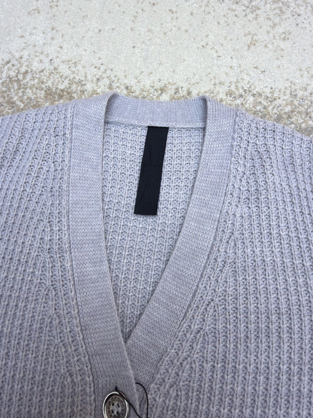 Chrome Hearts 克罗心 华夫格羊绒开衫 针织衫 毛衣 外套 长袖 灰色 B0 CH-20251126