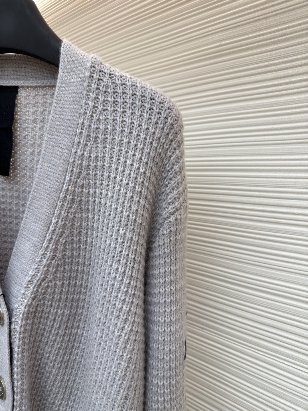 Chrome Hearts 克罗心 华夫格羊绒开衫 针织衫 毛衣 外套 长袖 灰色 B0 CH-20251126