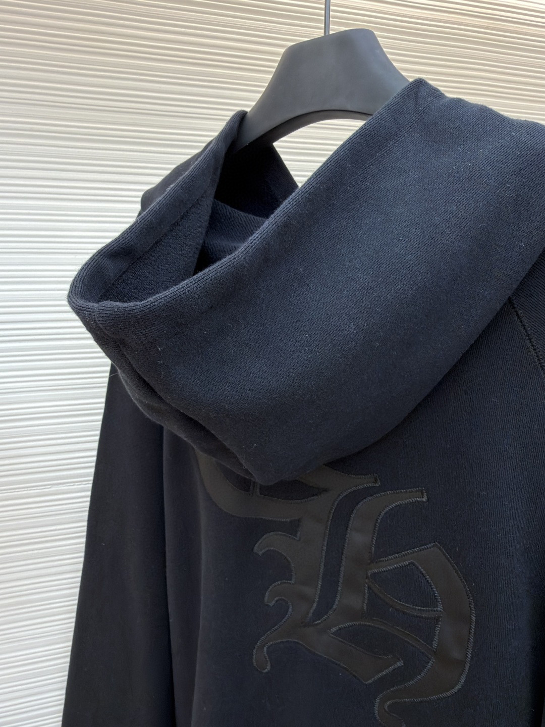 Chrome Hearts 克罗心 十字架徽标长袖连帽卫衣 套头 黑色 A5 