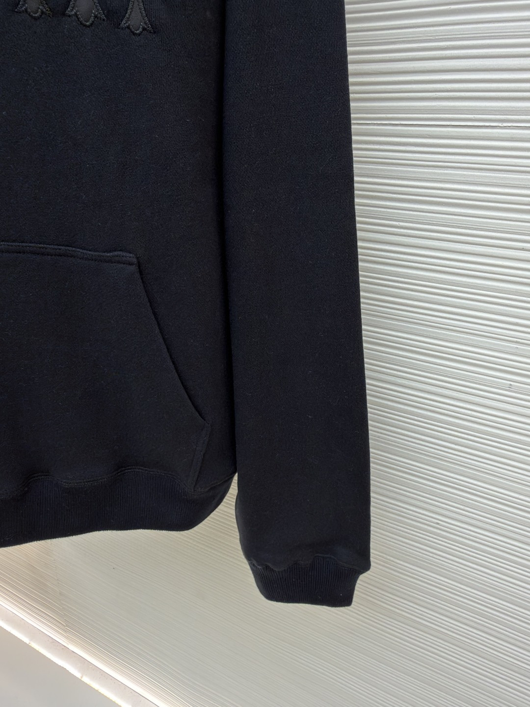 Chrome Hearts 克罗心 十字架徽标长袖连帽卫衣 套头 黑色 A5 