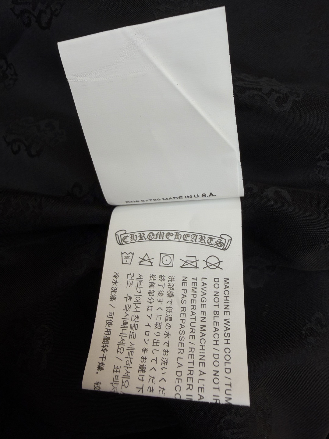 Chrome Hearts 克罗心 工装夹克 外套 长袖 黑色 C0