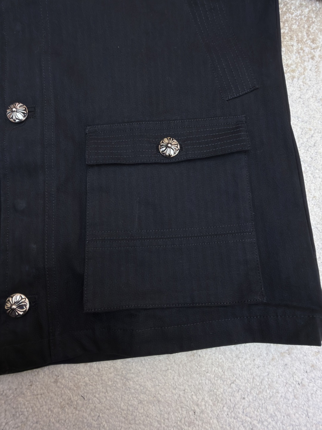 Chrome Hearts 克罗心 工装夹克 外套 长袖 黑色 C0