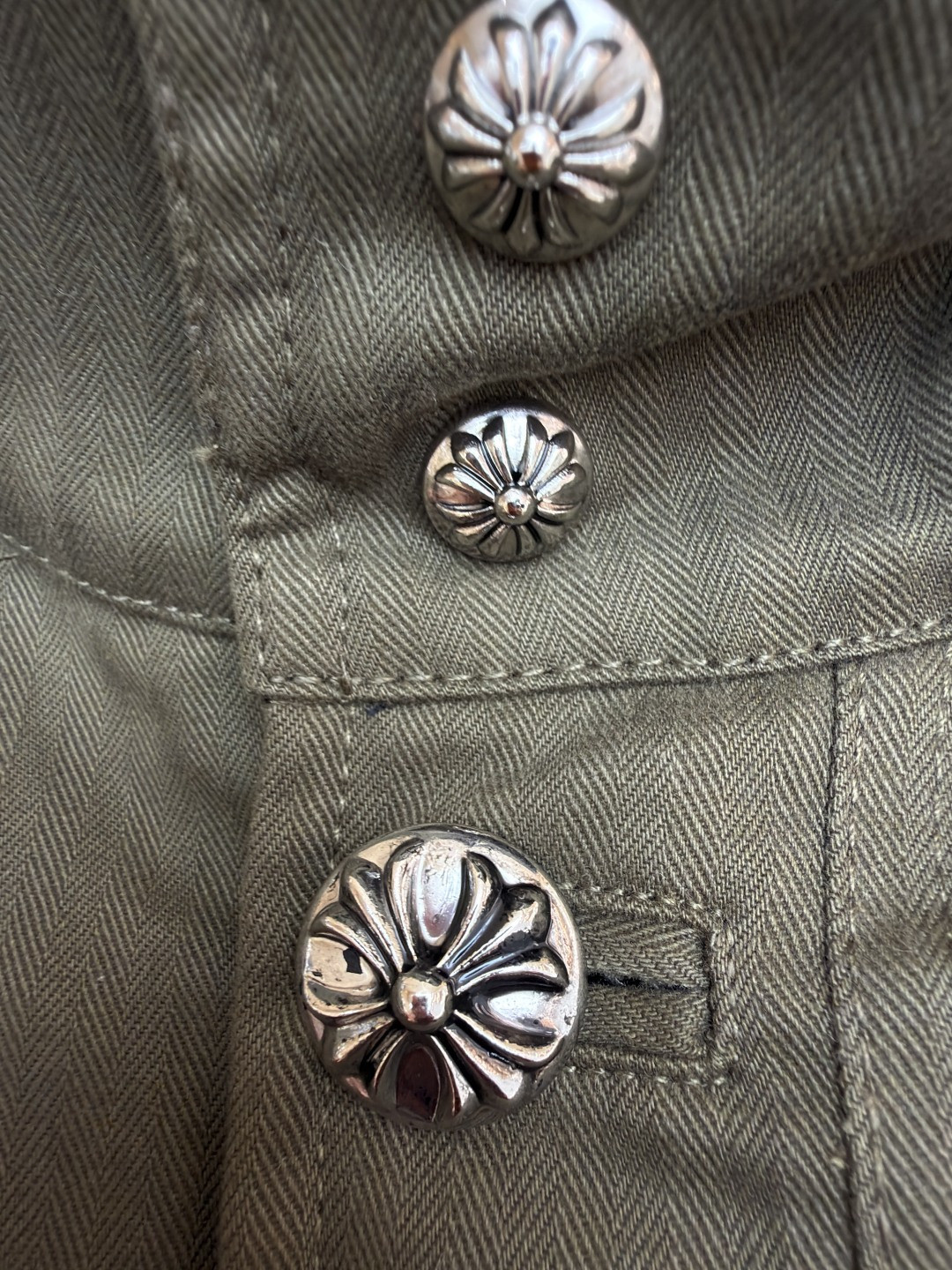 Chrome Hearts 克罗心 工装夹克 外套 长袖 绿色 C0