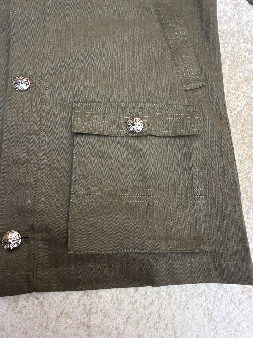 Chrome Hearts 克罗心 工装夹克 外套 长袖 绿色 C0