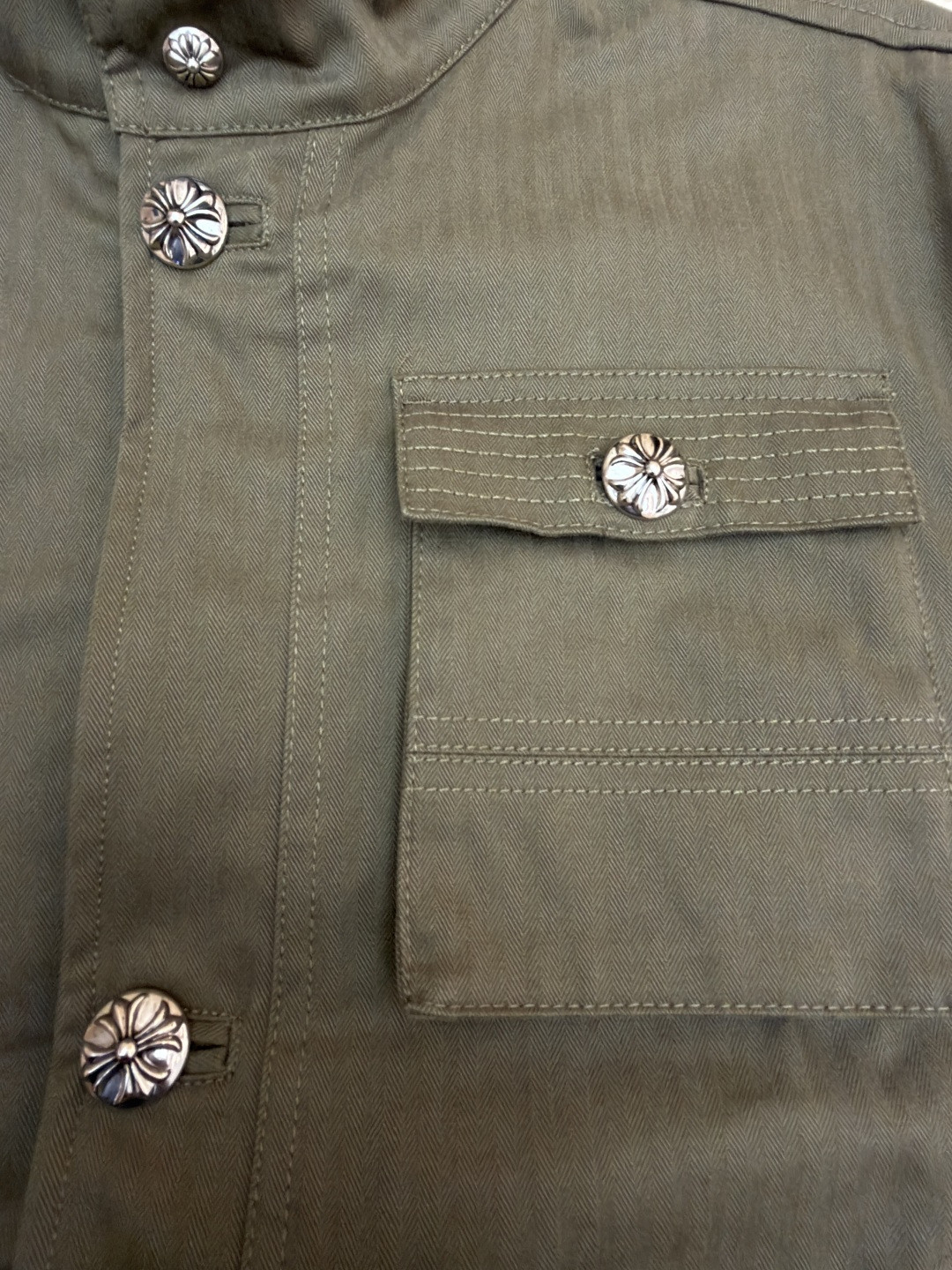 Chrome Hearts 克罗心 工装夹克 外套 长袖 绿色 C0