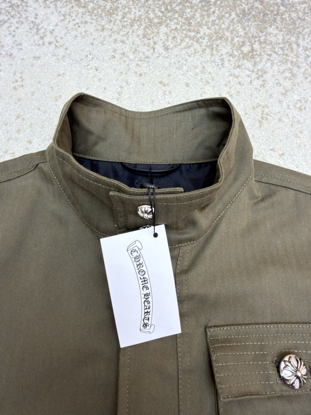 Chrome Hearts 克罗心 工装夹克 外套 长袖 绿色 C0