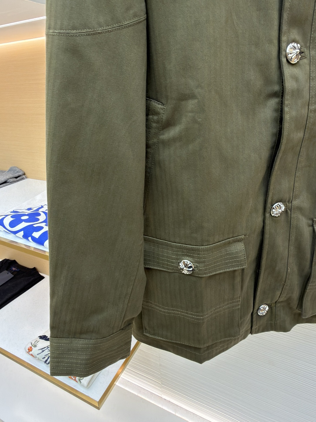 Chrome Hearts 克罗心 工装夹克 外套 长袖 绿色 C0