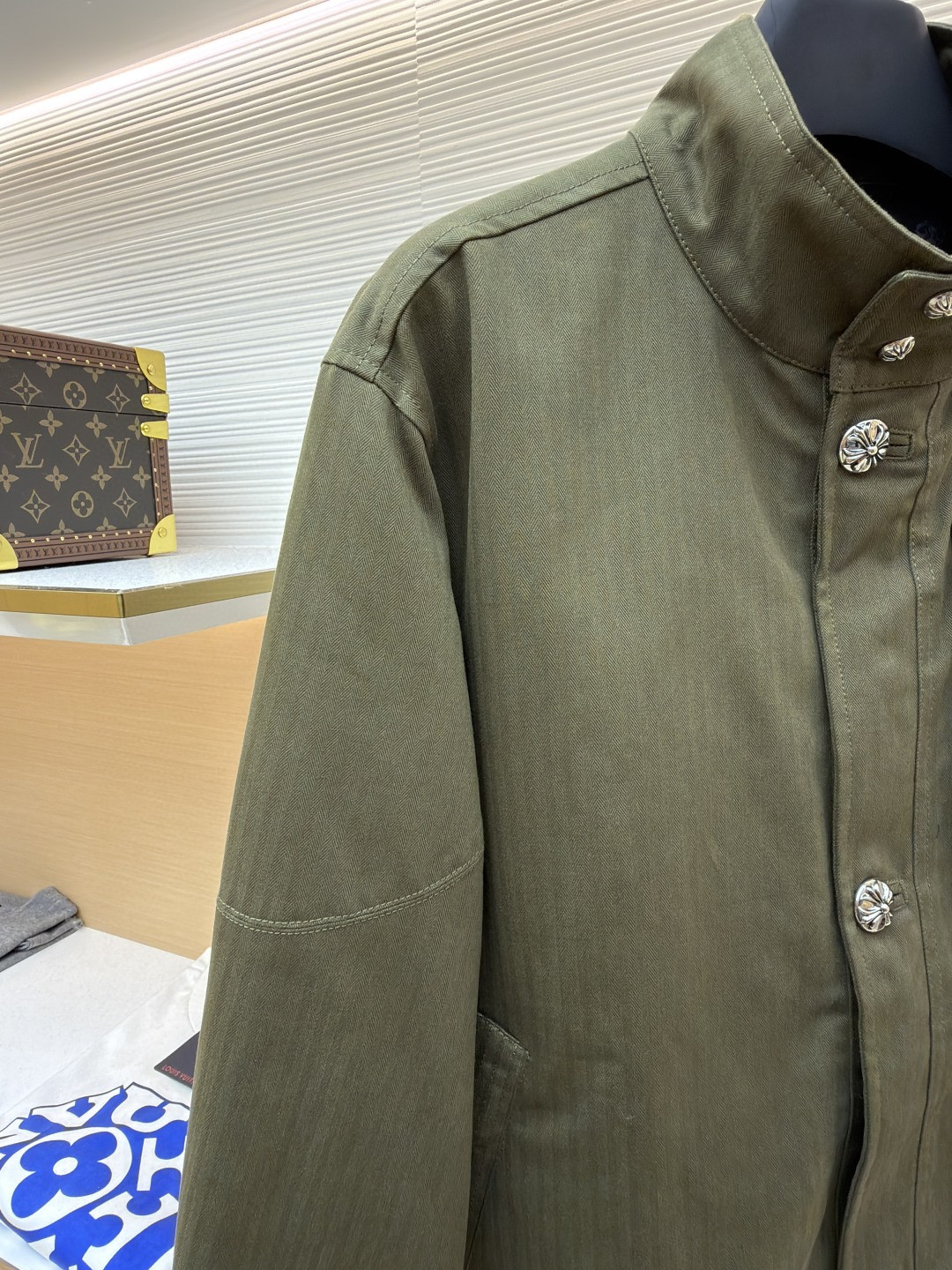 Chrome Hearts 克罗心 工装夹克 外套 长袖 绿色 C0