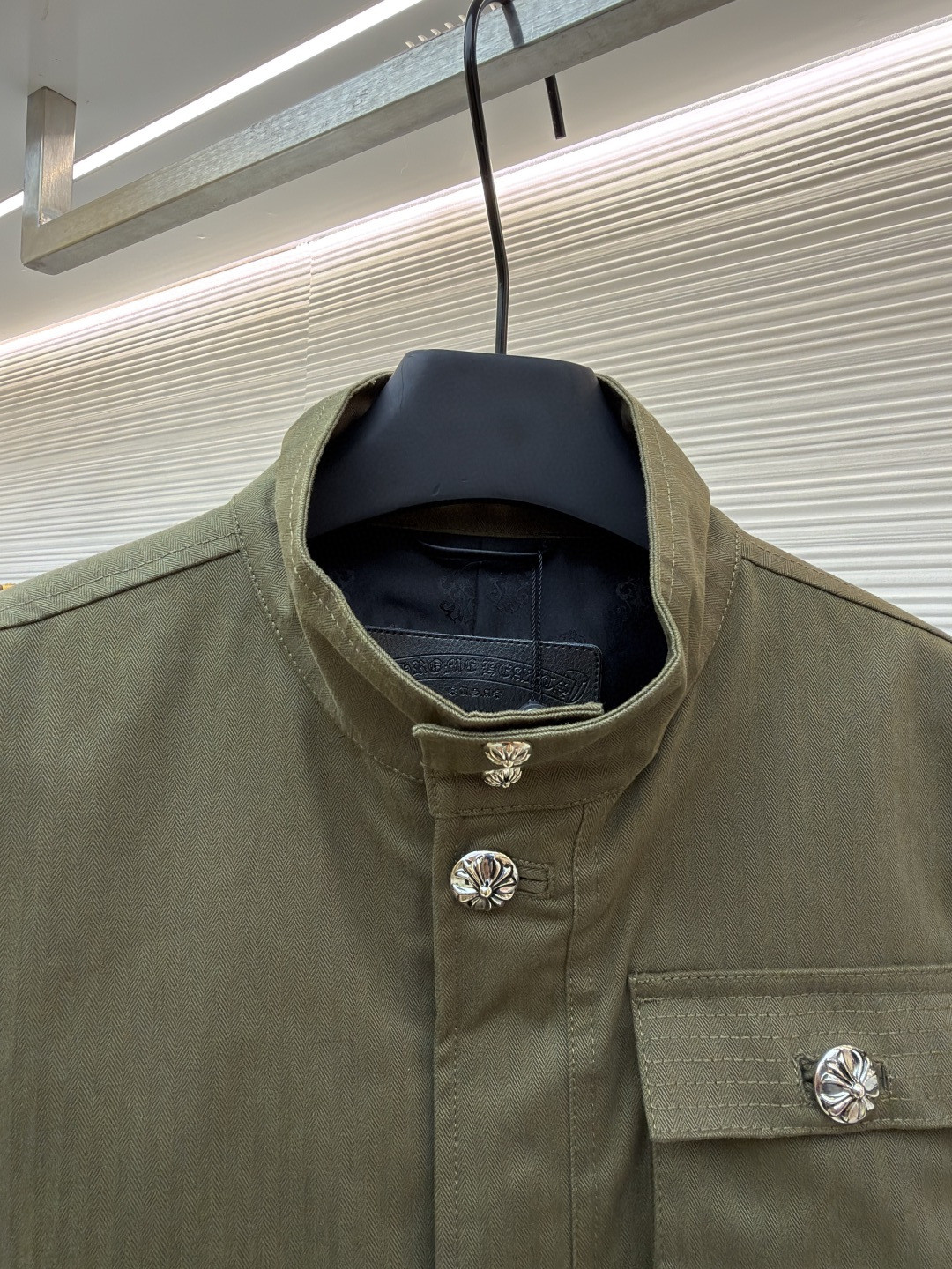 Chrome Hearts 克罗心 工装夹克 外套 长袖 绿色 C0