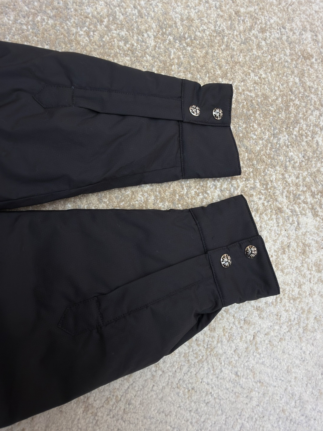 Chrome Hearts 克罗心 双面镀银衬衫式棉服 夹克 外套 长袖 黑色 C0