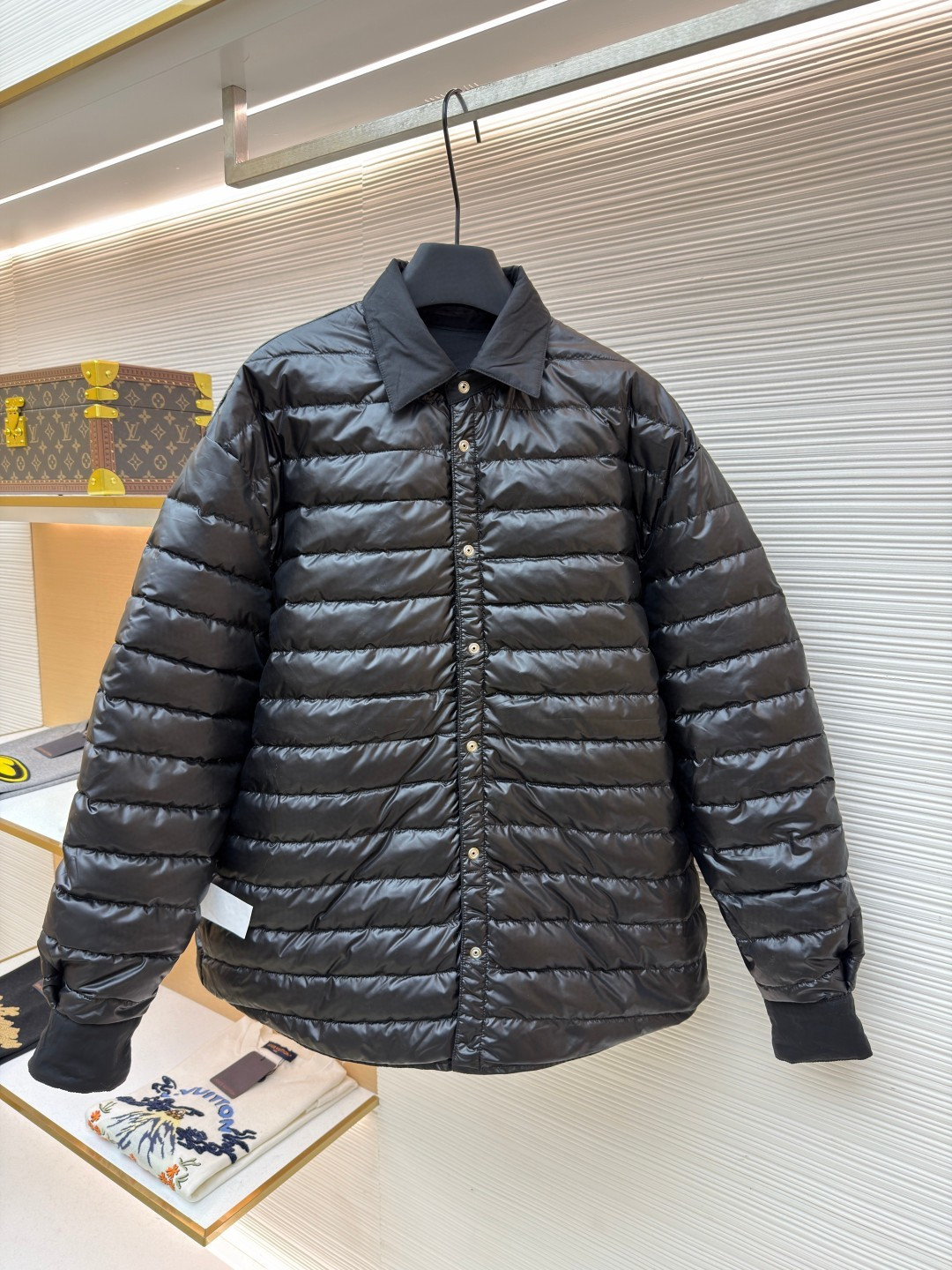 Chrome Hearts 克罗心 双面镀银衬衫式棉服 夹克 外套 长袖 黑色 C0