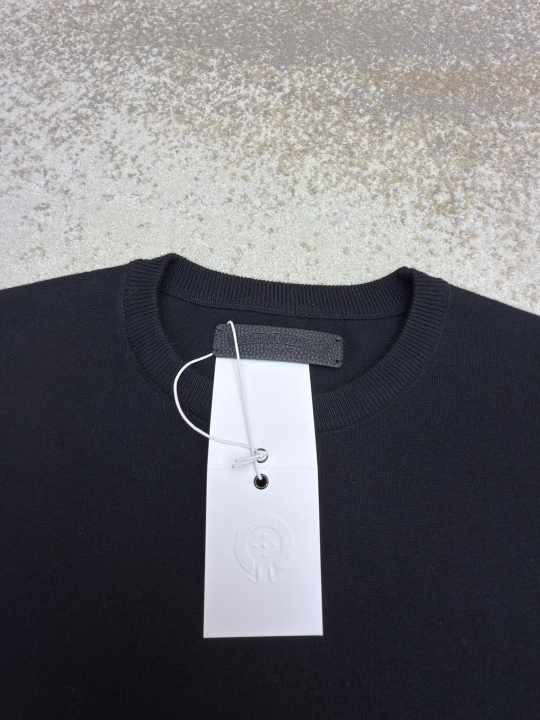 Chrome Hearts 克罗心 花臂卷轴绣花毛衣 针织衫 长袖 黑色 B0 