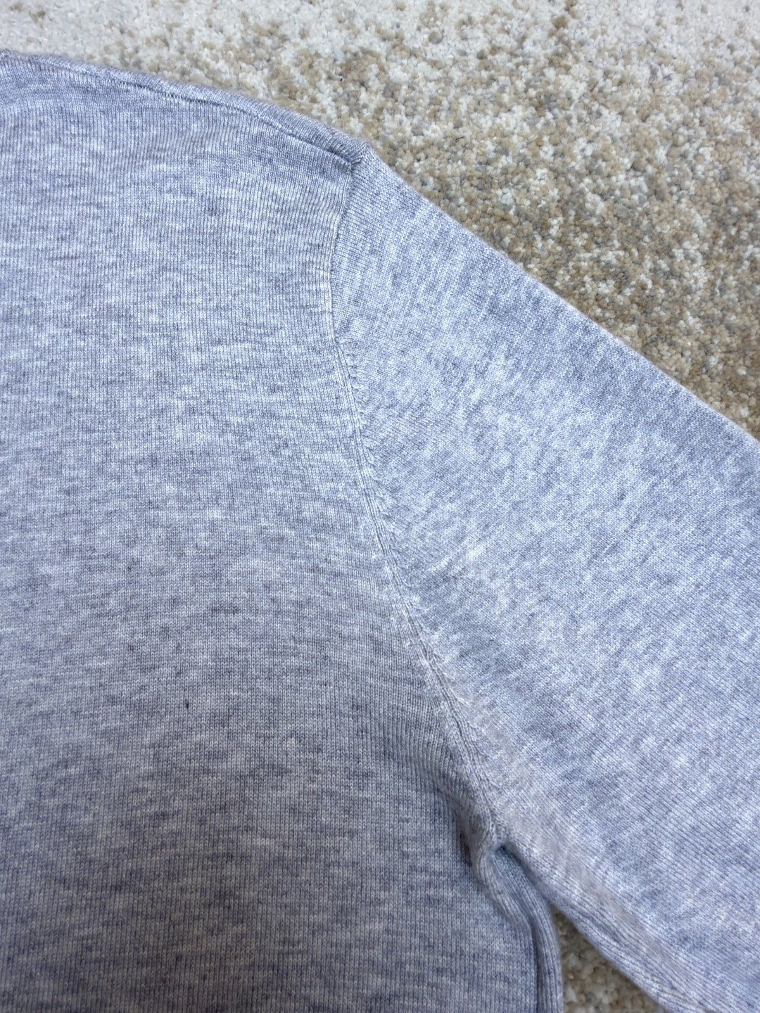 Chrome Hearts 克罗心 卷轴绣花毛衣 针织衫 长袖 灰色 B0 