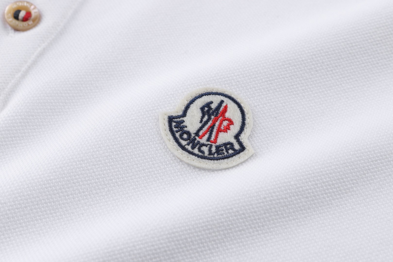 Moncler 蒙口 标识贴片Polo衫 短袖 T恤 夏季 白色 黑色 A0 K10918A0003084556001