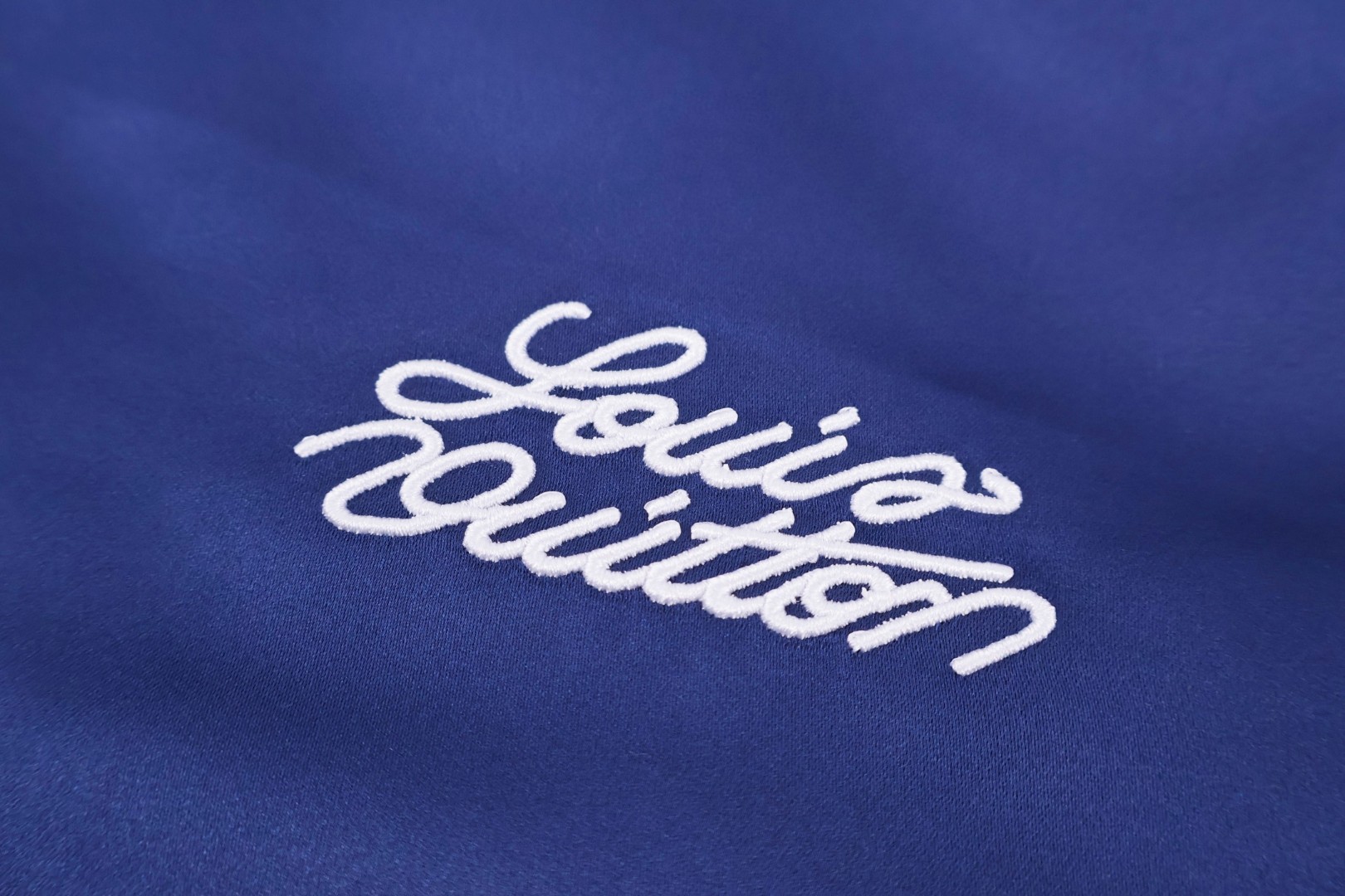 LOUIS VUITTON 路易威登 马年限定元素刺绣棉服 棒球服 夹克 外套 蓝色 C0 1AJBG8