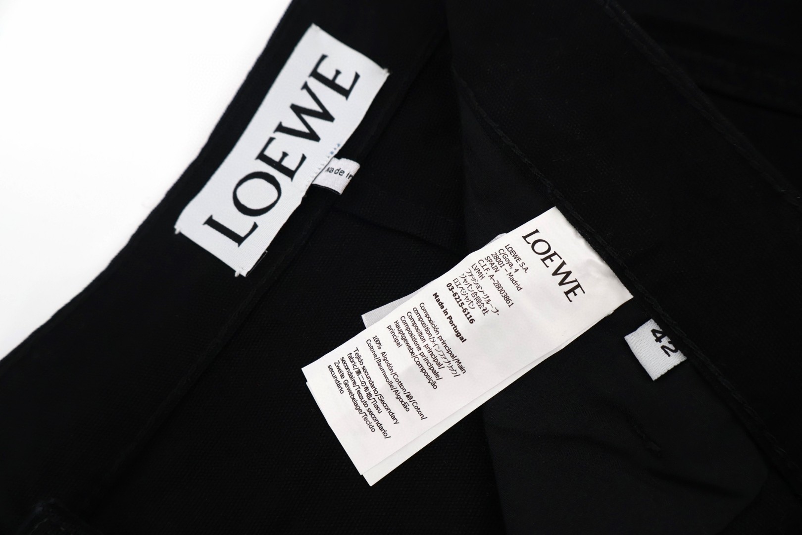 Loewe 罗意威 Louis Wain 联名重工猫咪刺绣牛仔裤 长裤 裤子 黑色 B5 S359Y04XHU-1100