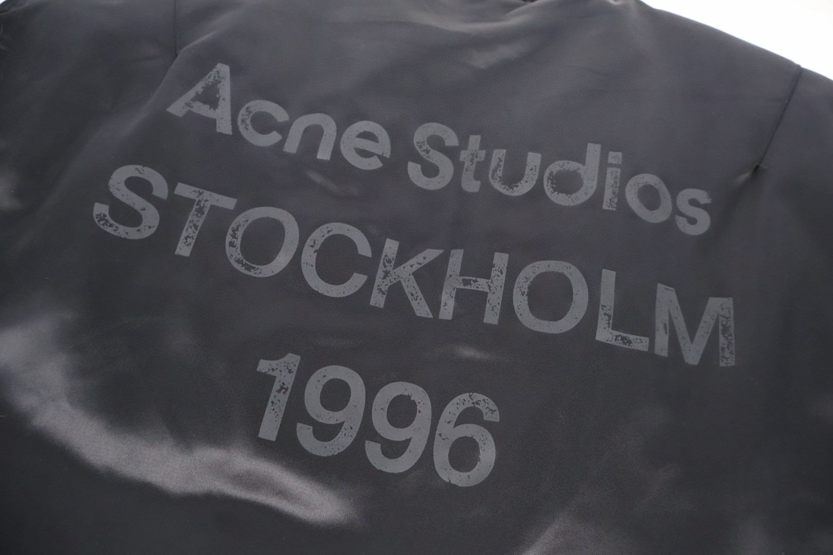 Acne Studios 暗夜飞行棉服 夹克 外套 长袖 黑色 C0 