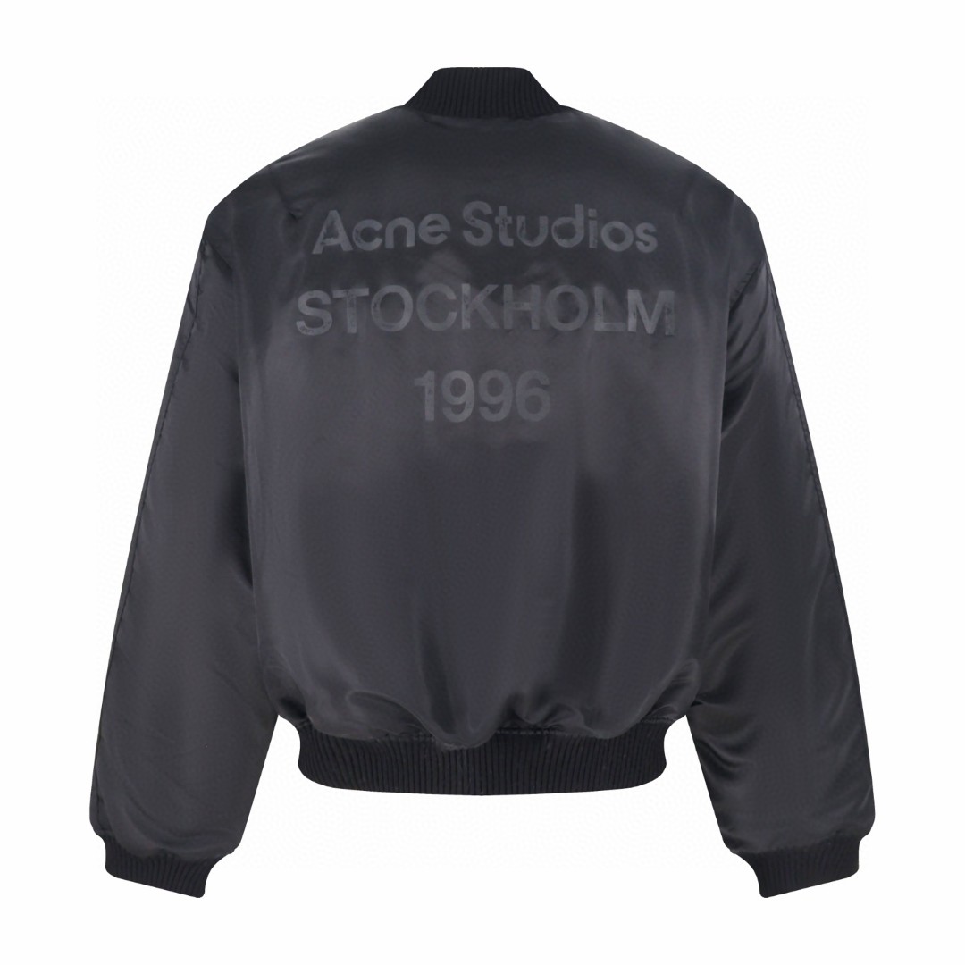 Acne Studios 暗夜飞行棉服 夹克 外套 长袖 黑色 C0 