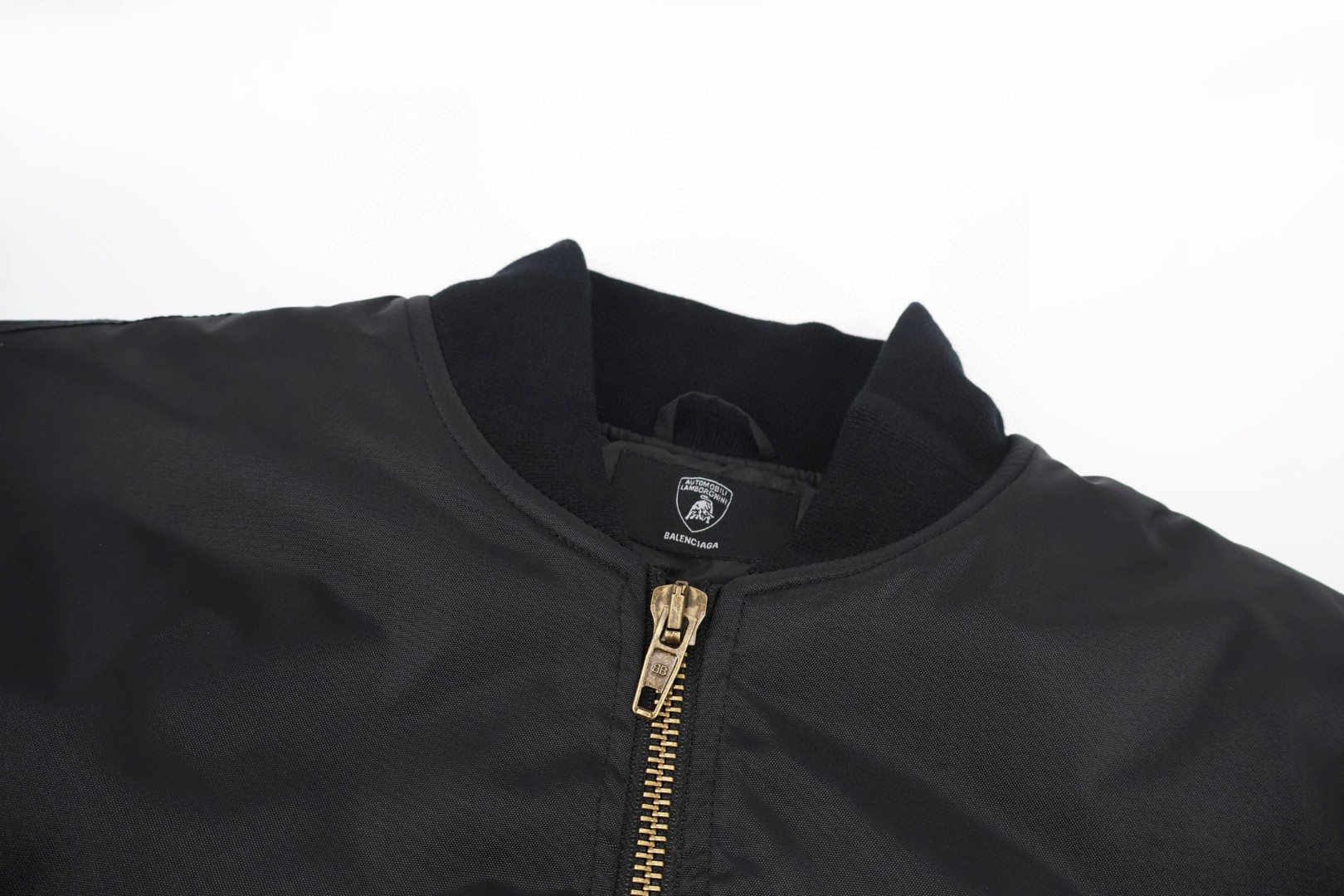 Balenciaga 巴黎世家 兰博基尼联名飞行员夹克 棉服 棒球服 外套 长袖 秋冬 黑色 C0 839107TOO04-1000