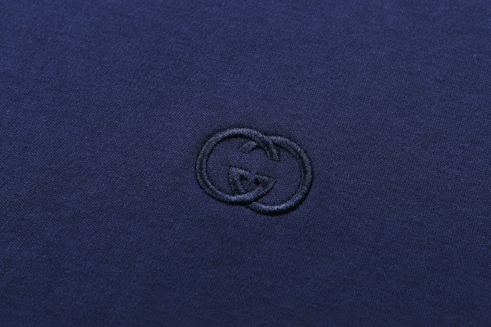 GUCCI 古驰 双G互口刺绣短袖 圆领 T恤 夏季 白色 灰色 蓝色 A0 