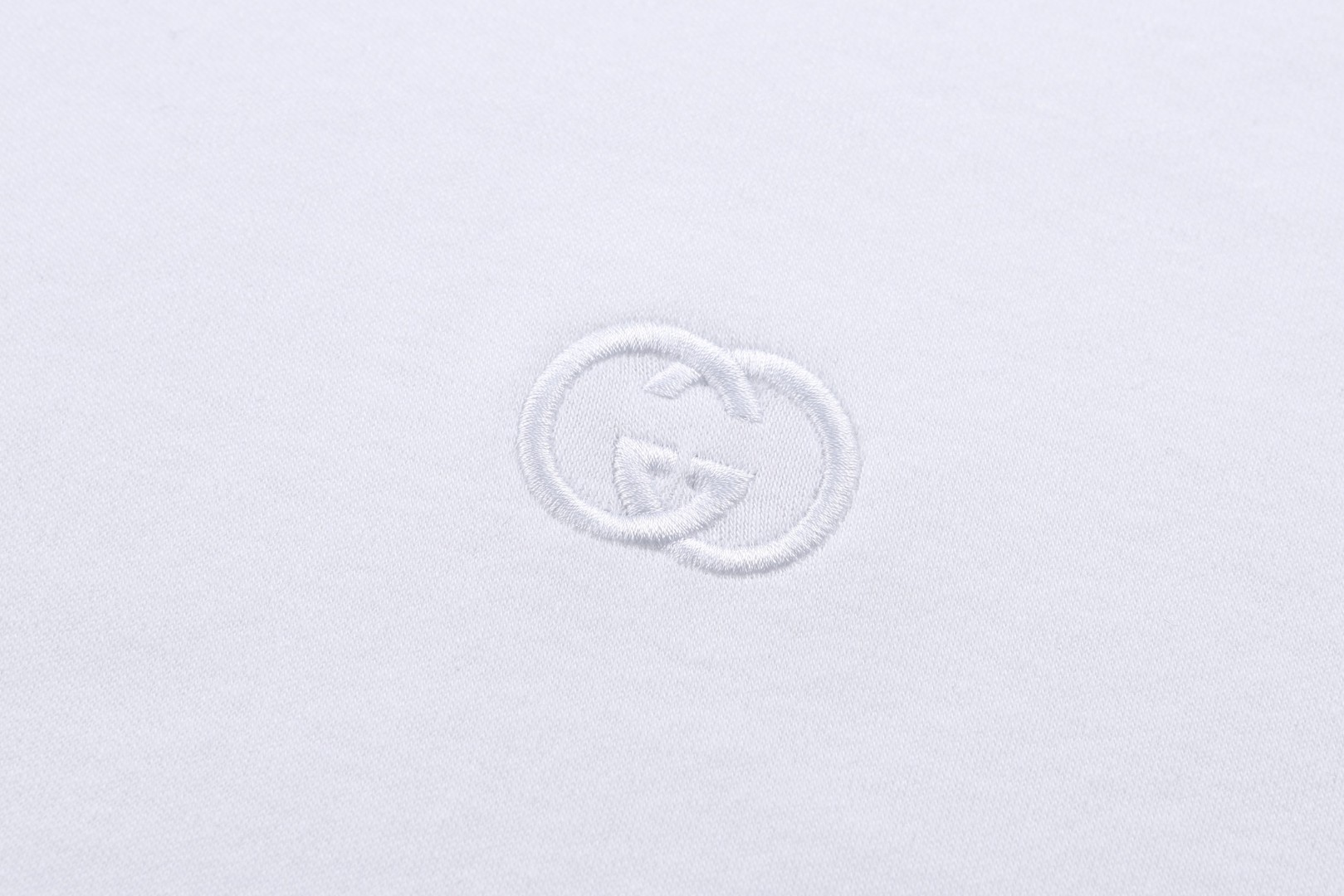 GUCCI 古驰 双G互口刺绣短袖 圆领 T恤 夏季 白色 灰色 蓝色 A0 