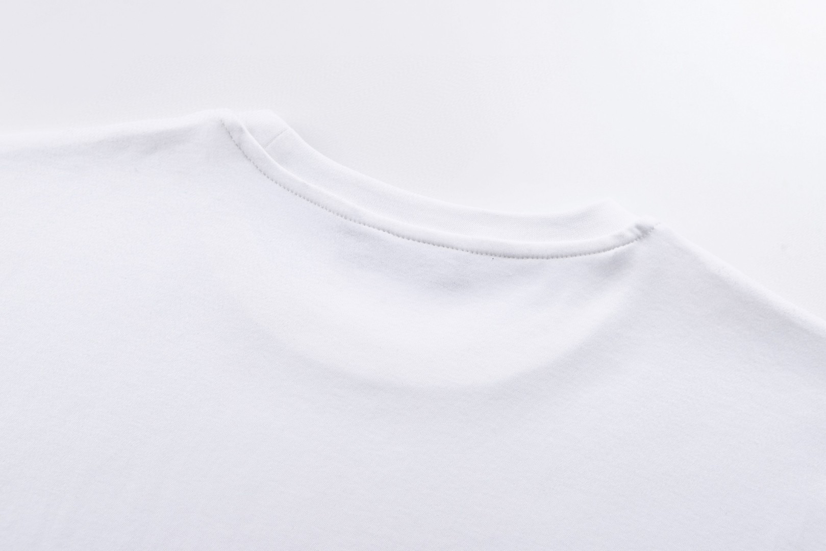 GUCCI 古驰 双G互口刺绣短袖 圆领 T恤 夏季 白色 灰色 蓝色 A0 