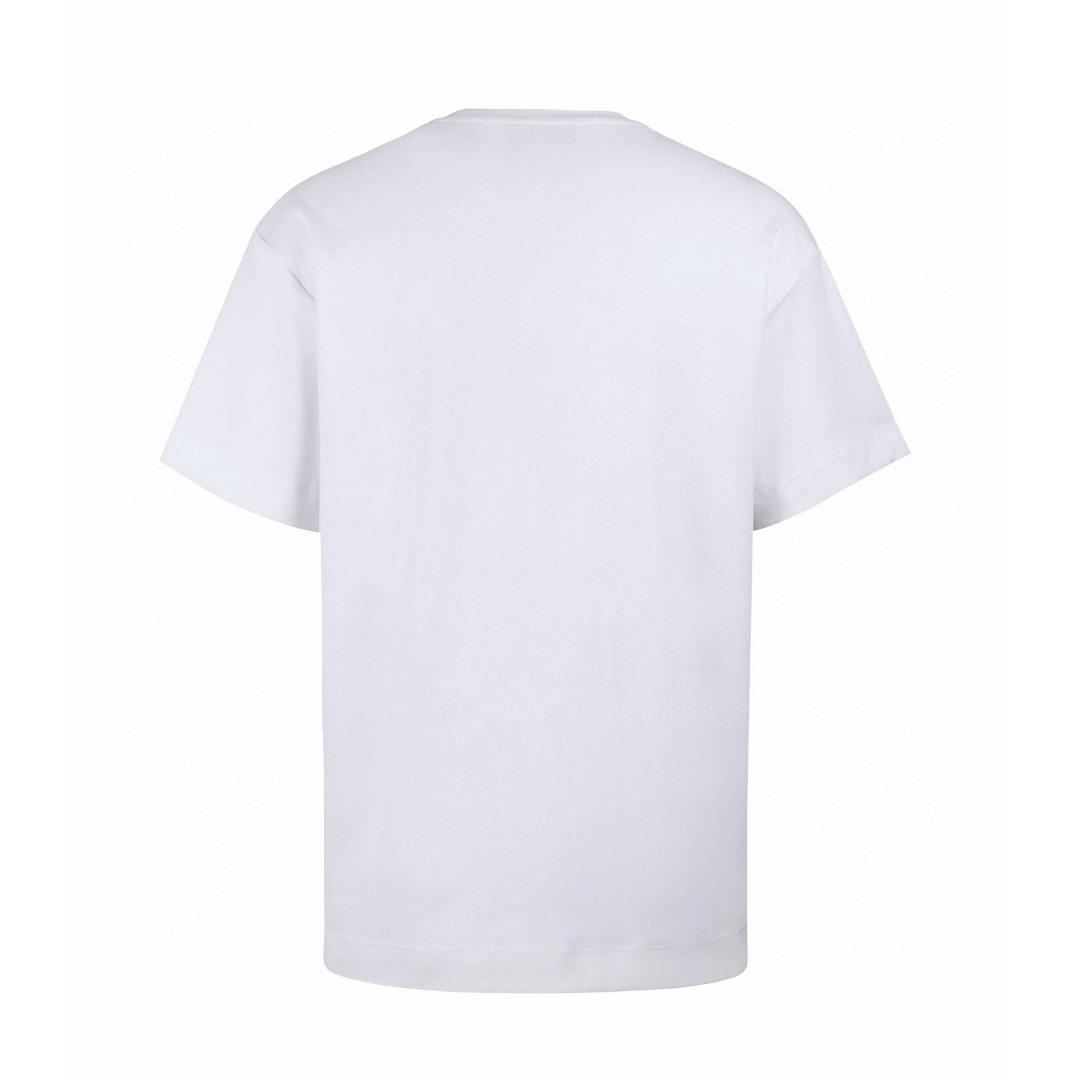 GUCCI 古驰 双G互口刺绣短袖 圆领 T恤 夏季 白色 灰色 蓝色 A0 