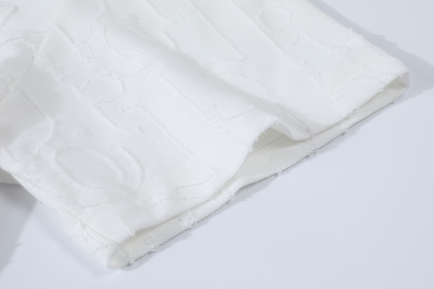 DIOR 迪奥 满印提花logo圆领T恤 短袖 蓝色 白色 A0 593J696U3012-C530