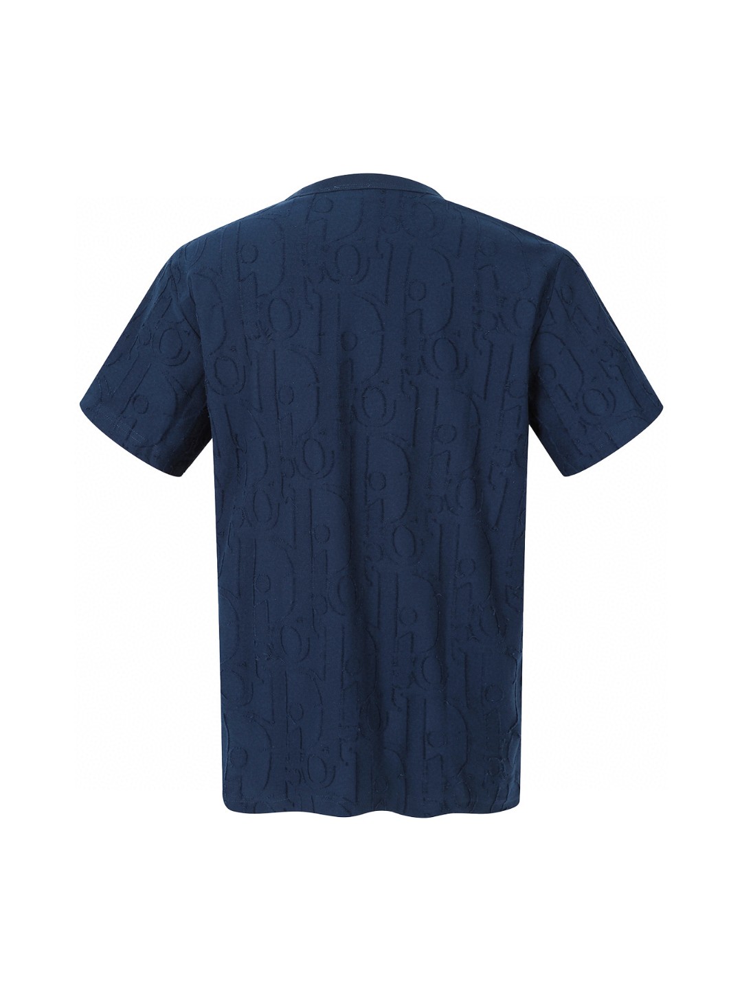 DIOR 迪奥 满印提花logo圆领T恤 短袖 蓝色 白色 A0 593J696U3012-C530