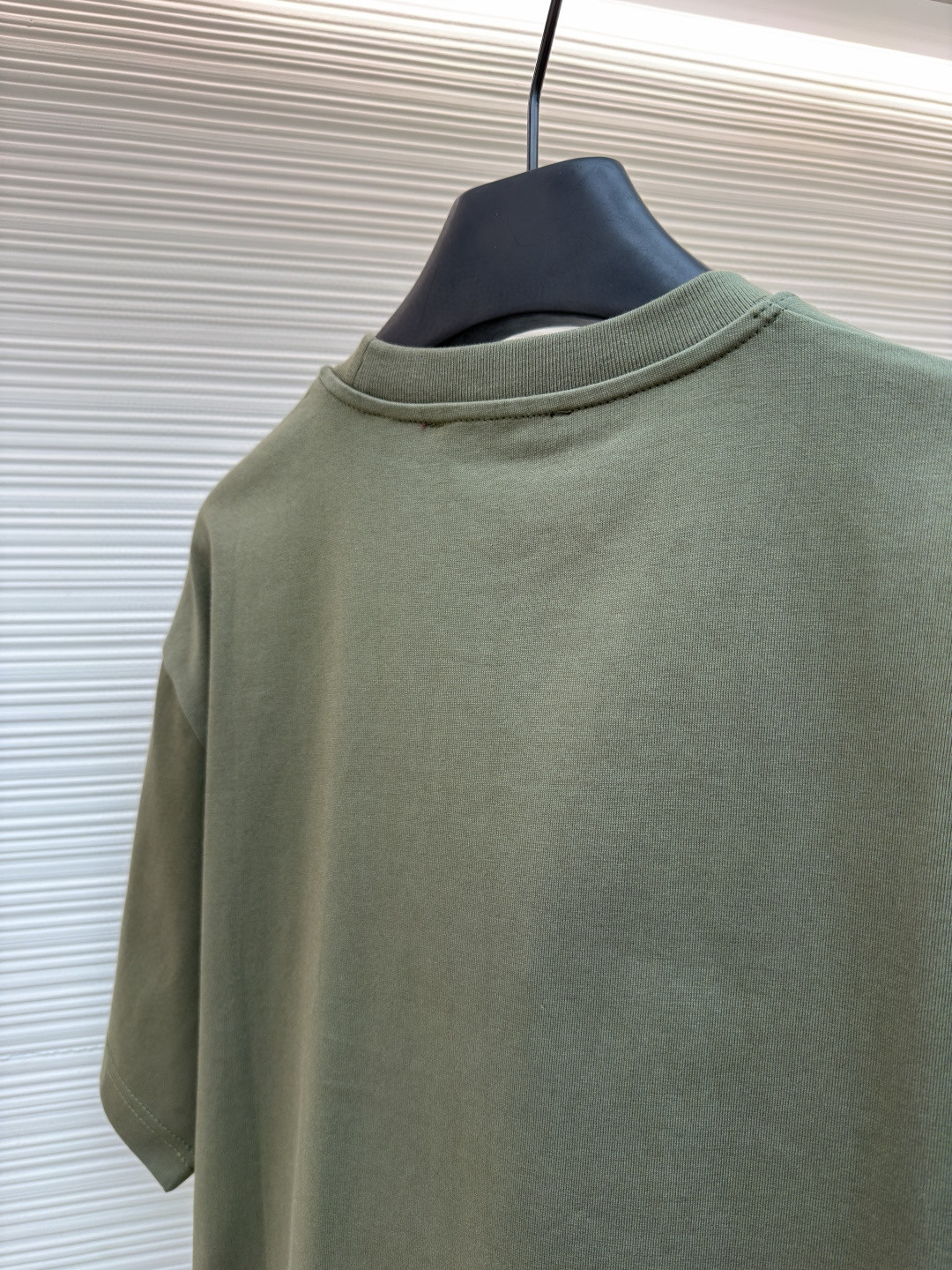 GUCCI 古驰 刺绣圆领短袖T恤 夏季 绿色 A0 798115-XJHN3-3254