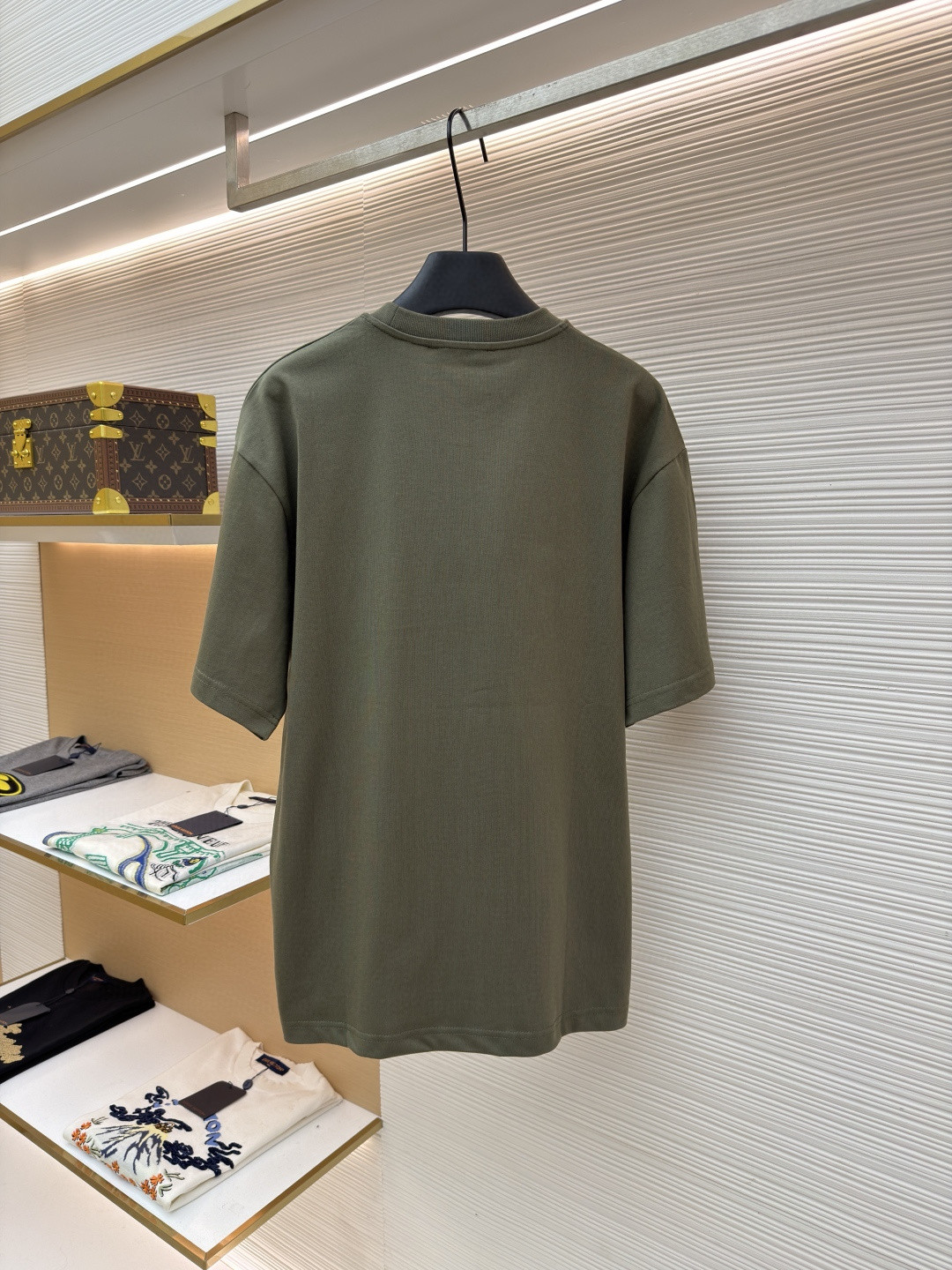 GUCCI 古驰 刺绣圆领短袖T恤 夏季 绿色 A0 798115-XJHN3-3254