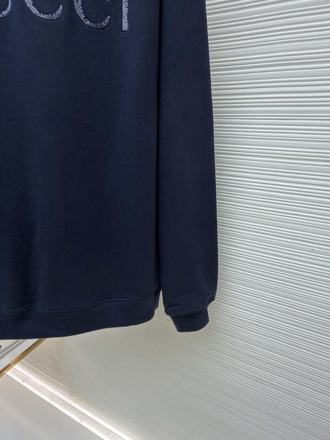 GUCCl 古驰 闪片圆领卫衣 外套 长袖 蓝色 A7 848737-XJHNC-4794