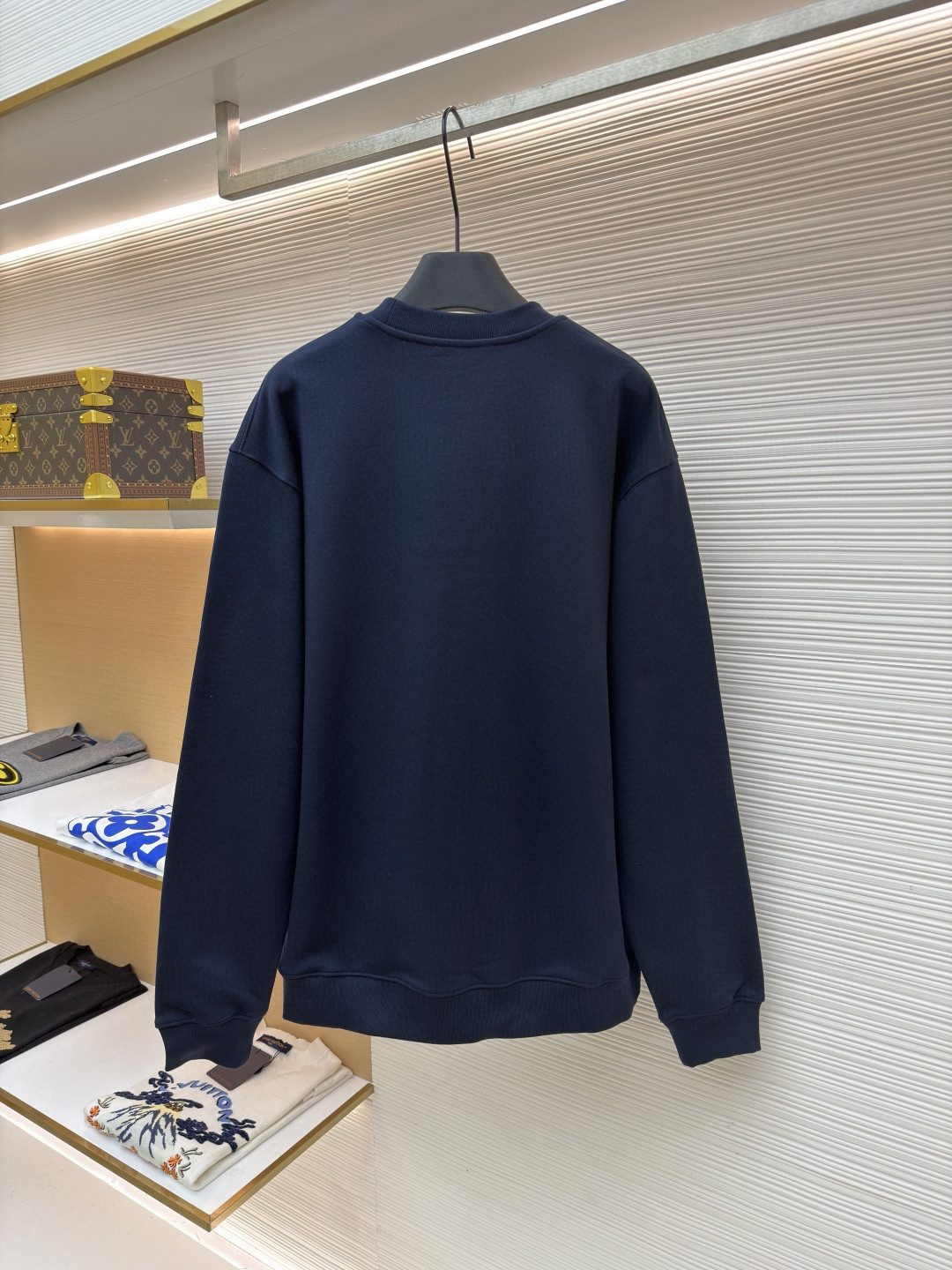 GUCCl 古驰 闪片圆领卫衣 外套 长袖 蓝色 A7 848737-XJHNC-4794