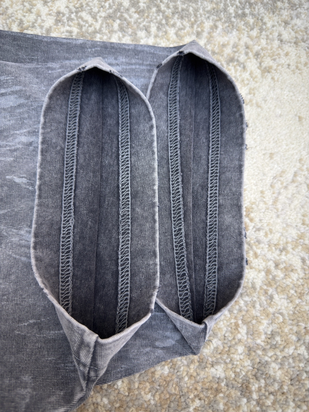 Balenciaga 巴黎世家 水洗做旧油漆泼墨刺绣字母短袖 T恤 圆领 夏季 A5 