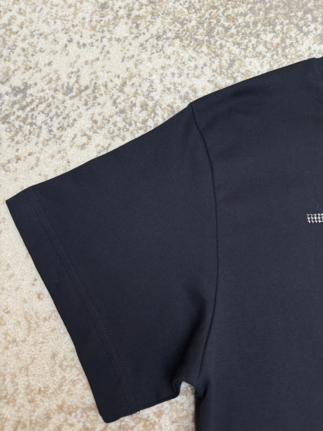 LOUIS VUITTON 路易威登 LV 链条烫钻logo圆领T恤 短袖 女款 白色 黑色 A0 1AI484