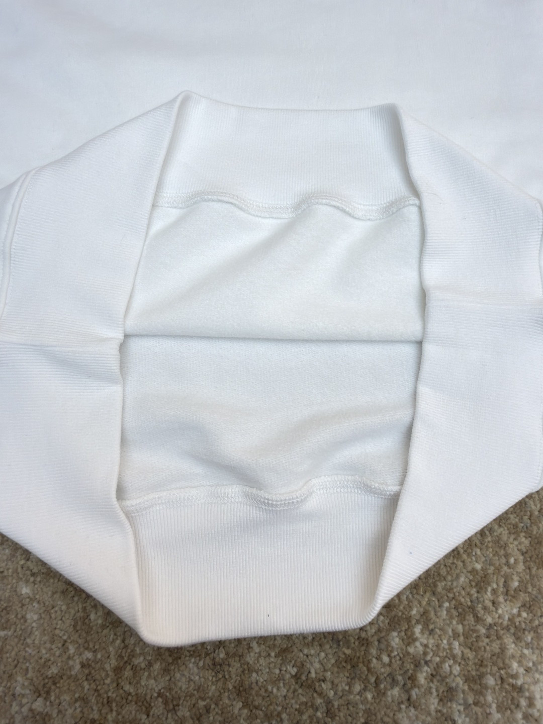 DIOR 迪奥 织缎徽章圆领卫衣 外套 长袖 白色 A7 613J694B0531-C080