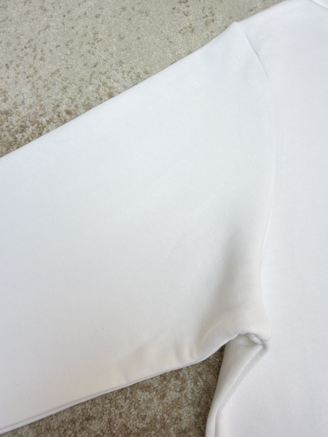 DIOR 迪奥 织缎徽章圆领卫衣 外套 长袖 白色 A7 613J694B0531-C080