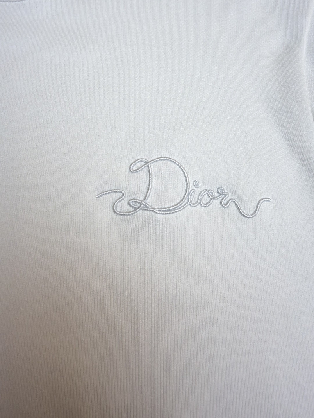 DIOR 迪奥 织缎徽章圆领卫衣 外套 长袖 白色 A7 613J694B0531-C080