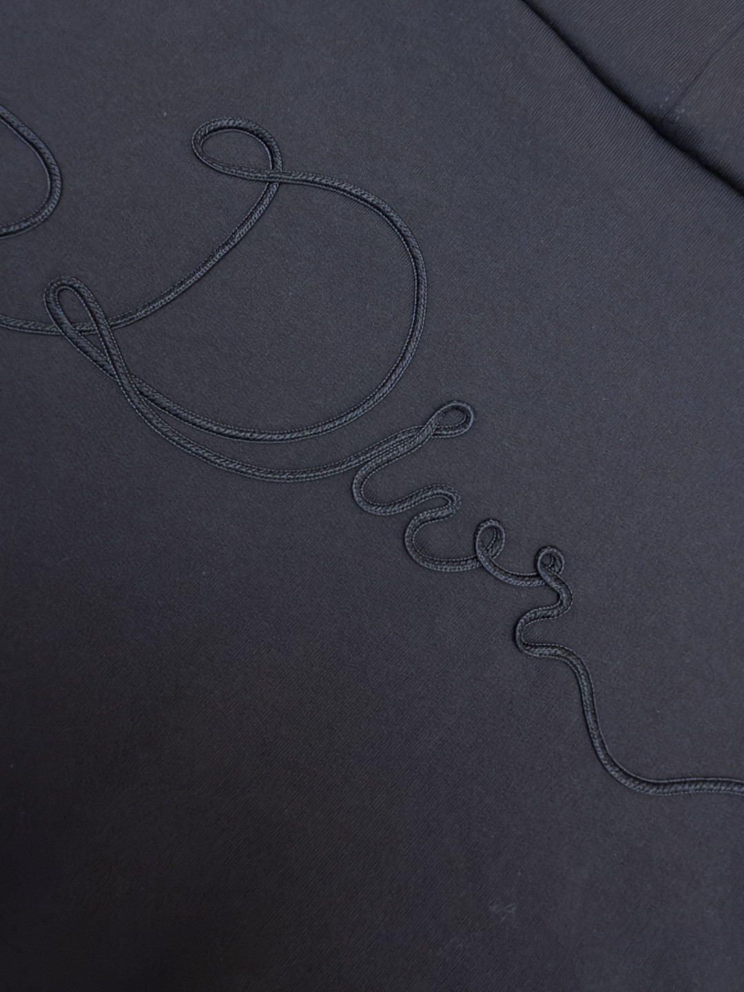 DIOR 迪奥 织缎徽章连帽卫衣 外套 长袖 黑色 B0 613J691C0531-C889